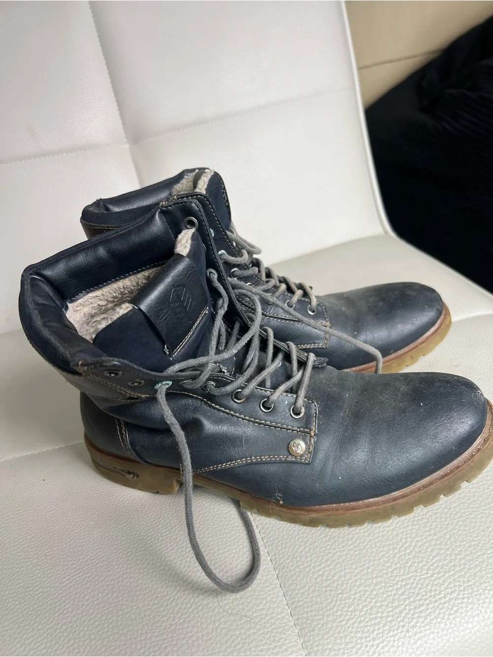 Call It Spring Black Lace-Up Men's Winter Boots